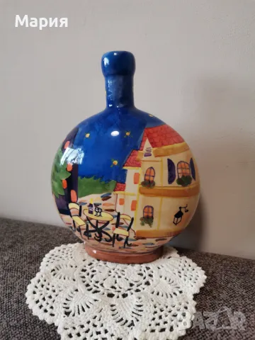 Порцеланово шише Handpainted, Denmark