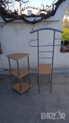 Стол със закачалка камериерски и ъглова етажерка, снимка 4 - Други - 49635440