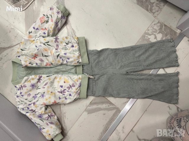 Лот от 2ч бебешко яке и панталон нов, снимка 6 - Комплекти за бебе - 53576705