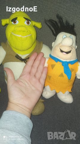 Фред Флинтстоун и Шрек плюшена играчка , снимка 2 - Плюшени играчки - 43532303