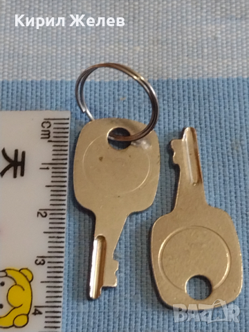 Две ключета стари от соца за куфар, чанта за КОЛЕКЦИЯ ДЕКОРАЦИЯ БИТОВ КЪТ 40946, снимка 3 - Други ценни предмети - 44873748