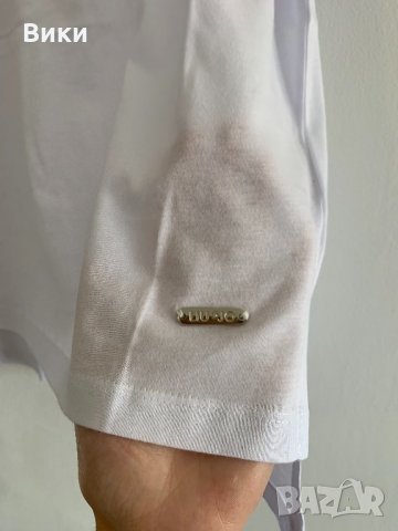 Liu Jo асиметрична Бяла тениска , снимка 5 - Тениски - 26595409