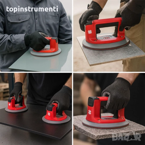 Вакуум вендуза, акумулаторна, SHIJING 6100 PRO, 220 мм, до 220 кг, дисплей, USB-C, куфар, снимка 8 - Други инструменти - 52563421