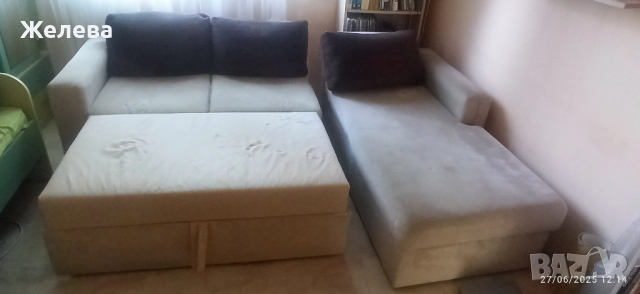 Холов диван с подматрак, снимка 3 - Дивани и мека мебел - 51964356