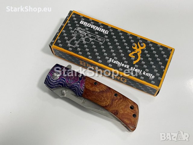 Масивен сгъваем нож browning DA142, снимка 6 - Ножове - 38417482