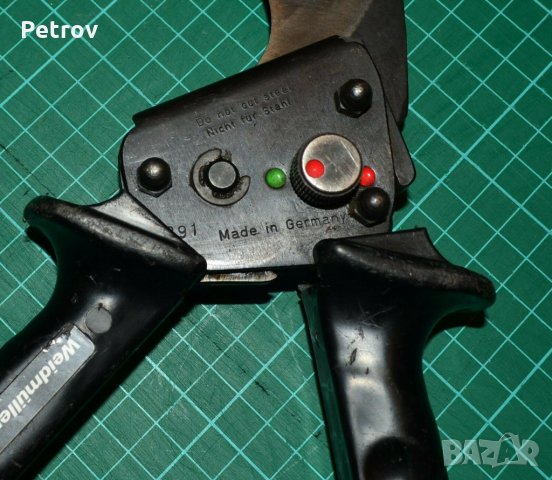 WEIDMÜLLER KT 45 - PROFI Кабелна Ножица 45mm/400mm² !!! ORIGINAL WEIDMÜLLER Made in GERMANY !!! , снимка 3 - Клещи - 32691129