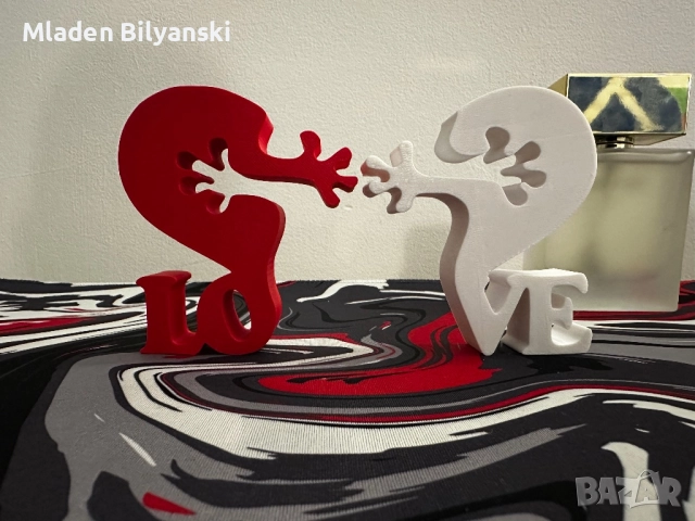 Декоративна фигура „LOVE“ – 3D принт, перфектен подарък, снимка 2 - Статуетки - 52886544