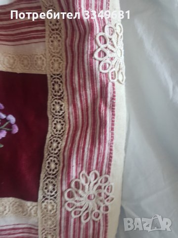 Canta torba ricna broderia i ricno tikan plat ot raklata na baba, снимка 2 - Ръчно изработени сувенири - 39617644