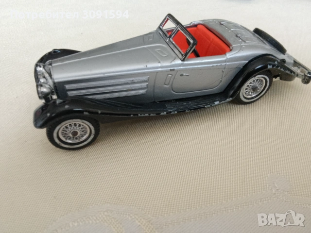  Matchbox от миналото от Lesney Y-20 Mercedes-Benz 540k от 1937 г., , снимка 5 - Колекции - 53542270