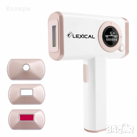 Лазерен уред за епилация Lexical LLH-5580 с охлаждаща функция и 999 999 светкавици, снимка 2 - Епилатори - 53206454