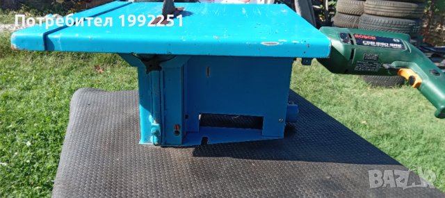 Настолен циркуляр НОМЕР 67. 40мм дълбочина на рязане. До 45 градуса на ъгъл. С дрелка Bosch CSB 550., снимка 16 - Циркуляри - 38055981