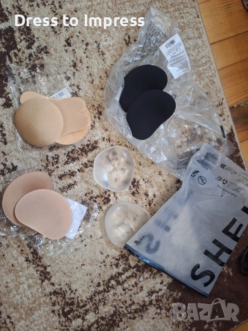 Удължители за сутиени и подплънки Shein нови