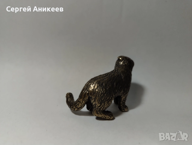 Бронзова статуетка "Котка", снимка 2 - Колекции - 51527286