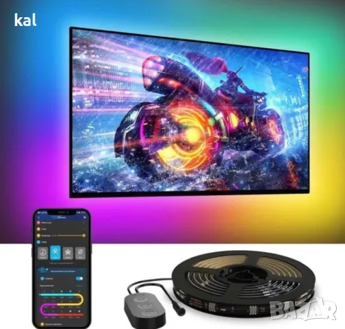 Govee H6168 TV LED Backlight RGBIC, снимка 1