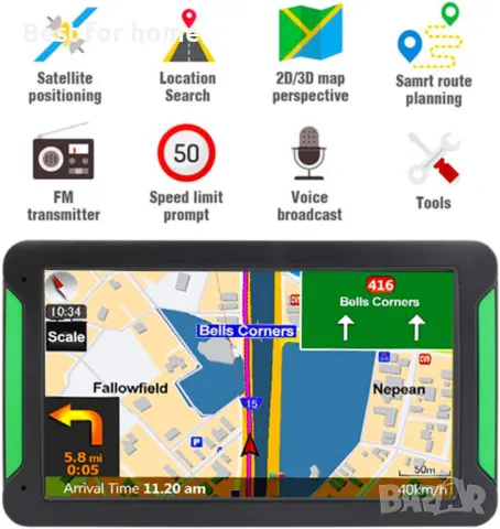 GPS навигатор за кола 256-16GB 7"NAVRAF , снимка 3 - Аксесоари и консумативи - 48174746