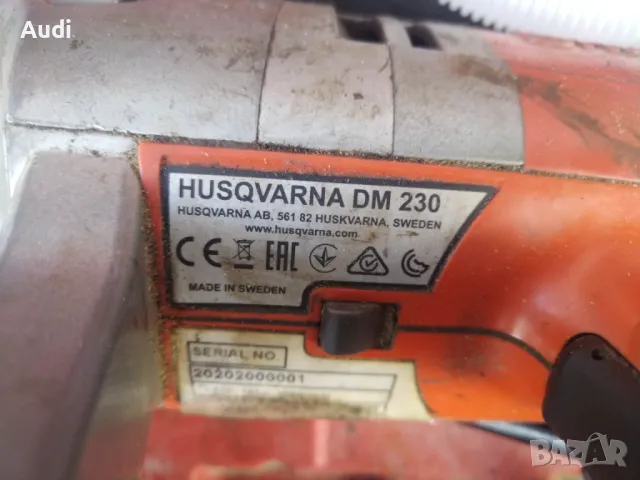 Диамантени разпробивна машина за боркорони HUSKQVARNA DM 230 Има забележка в патронника! , снимка 5 - Бормашини - 48887886
