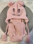 Комплект шапка, шал и ръкавици за момиче 1-4г, снимка 2