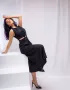 Черна дамска рокля , снимка 5
