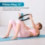 Нов Пилатес сет: пръстен 12”, топка 9”, ластици 5 съпротивления за спорт, снимка 2