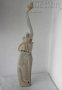 Голям висок дървен слон статуя фигура животно фън шуй, 60 см, снимка 1 - Статуетки - 28877627