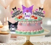 Санрио Kuromi Куроми пластмасова фигурка фигурки играчки топер украса декор за торта, снимка 1