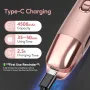 Terviiix Безжична мини преса за коса и маша 2 в 1 за къса коса, акумулаторна, 4500mAh батерия, снимка 7