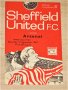 Шефилд Юнайтед оригинални футболни програми - Арсенал 1967,1971 Нюкасъл 1977 (ФА къп) Бирмингам 1973