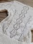 Ново бяло пуловерче с камъни на намаление, снимка 2
