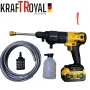 5в1 Универсален Инструменти с 5 Приставки Сменяеми Глави KRAFTROYAL 36V Водоструйка Винтоверт Гайков, снимка 3