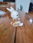Стара керамична фигурка заек, снимка 4