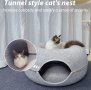 Нов Тунел за игра и скривалище за котки * Котка * Легло * Къща * Хралупа - Размери, снимка 8
