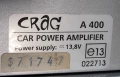Автоусилвател Crag A400 за ремонт , снимка 5
