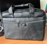 Мъжка елегантна офис чанта за лаптоп 15”/Бизнес куфарче от естест. кожа!, снимка 6