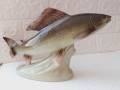 Прекрасна огромна порцеланова фигура (риба)на фирма Роял Дукс(Royal Dux), снимка 3