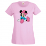 Дамска тениска Minnie Mouse 4 Подарък,Изненада,Рожден ден,, снимка 5