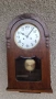 Стар стенен часовник - Mauthe - Germany -Антика - 1920" год., снимка 5