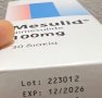Продава гръцка хранителна добавка-Mesulid 100mg-опаковка с 30 хапчета,годна до 12.2026г.,цена 15лв., снимка 3