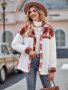 Свободно дамско плюшено палто с дълги ръкави и ревери, 3цвята - 024, снимка 2