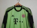 Bayern Munich Neuer 2012/2013 Adidas оригинална тениска вратарска фланелка екип Байерн Мюнхен Нойер , снимка 4