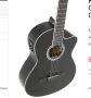 GEWA Basic E-Acoustic Classical Guitar 4/4 Black

, снимка 7