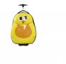 Детски куфар с пиле, на колелца, ABS/PC , 30/46/24 см, снимка 1 - Куфари - 33094664