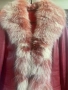 Младежко палто - кожа с богата гарнитура лисица, снимка 7