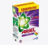 Цветен перилен препарат на прах Ariel, 130 пранета, снимка 1 - Перилни препарати и омекотители - 40022971
