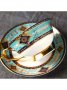 Луксозни чаши костен порцелан, кралска колекция за чай, кафе и капучино, снимка 3