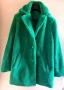 Зелено,модерно, топло и меко зимно палто,олекотено . Размер S/M / НОВО , снимка 2