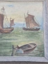 Никола Даскалов 1941 - 2010 Морски пейзаж картина с маслени бои., снимка 6