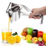 Ръчна преса за лимон и други цитрусови плодове / Портативна ръчна сокоизтисквачка - КОД 3721