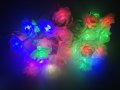 Коледни LED лампички цветя, снимка 3