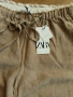 ZARA дамски ленен панталон, снимка 14