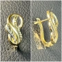 Златни обеци  ЧИСТО НОВИ 14 карата 585 zlatni obeci zlaten gold, снимка 1
